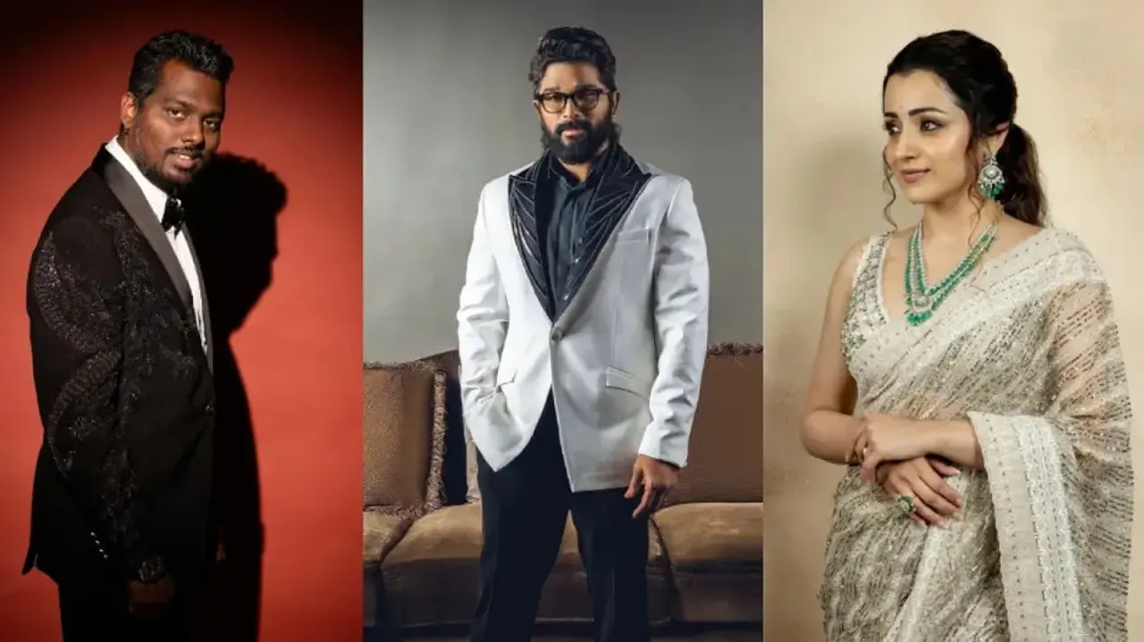 Atlee, Allu Arjun And Trisha Krishnan 