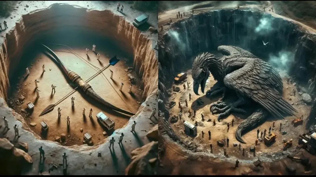AI reimagines 'Ancient Ruins' of the Ramayana Era; Pushpak Vimana, Jatayu and more, take a look