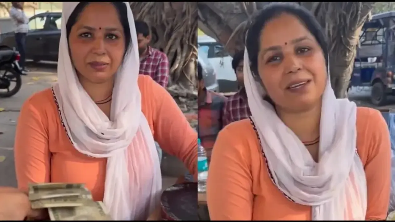 Martyred Army man's wife runs roadside food stall, her simplicity is winning hearts; watch