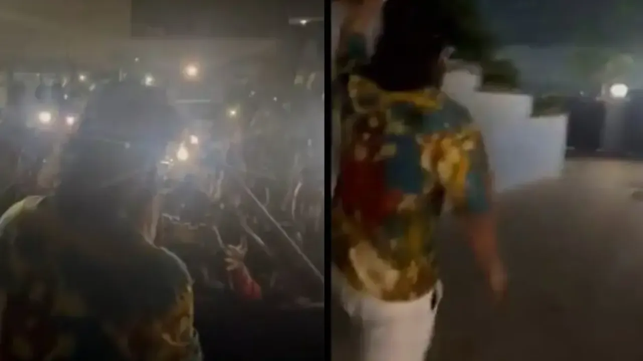 Birthday boy Allu Arjun fans go crazy; throng his house to wish the Pushpa star 