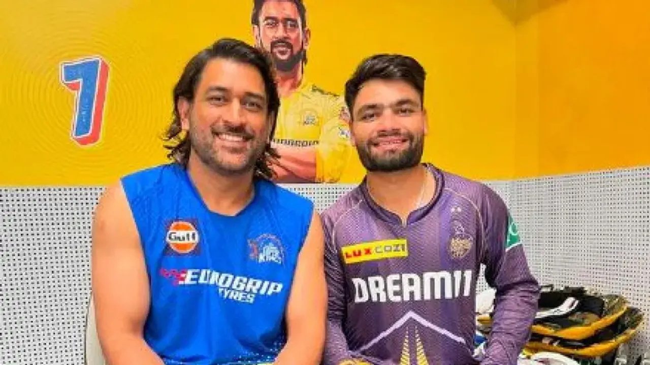 Rinku Singh shares adorable pic with MS Dhoni, fans say ‘Best Fini-Singhs of India’