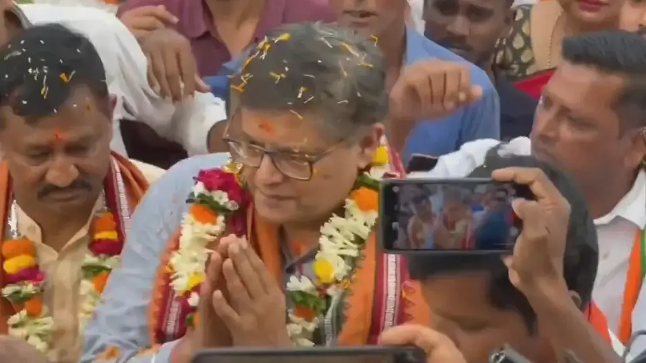 BJP’s Kendrapara Lok Sabha candidate Baijayant Panda steps up campaigning in Aul