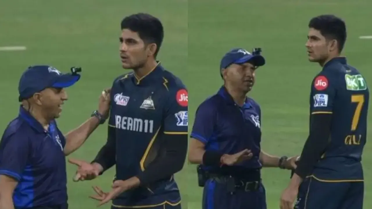 Shubman Gill gets angry with umpire, gets into heated argument – Watch