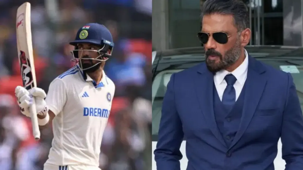 KL Rahul and Suniel Shetty