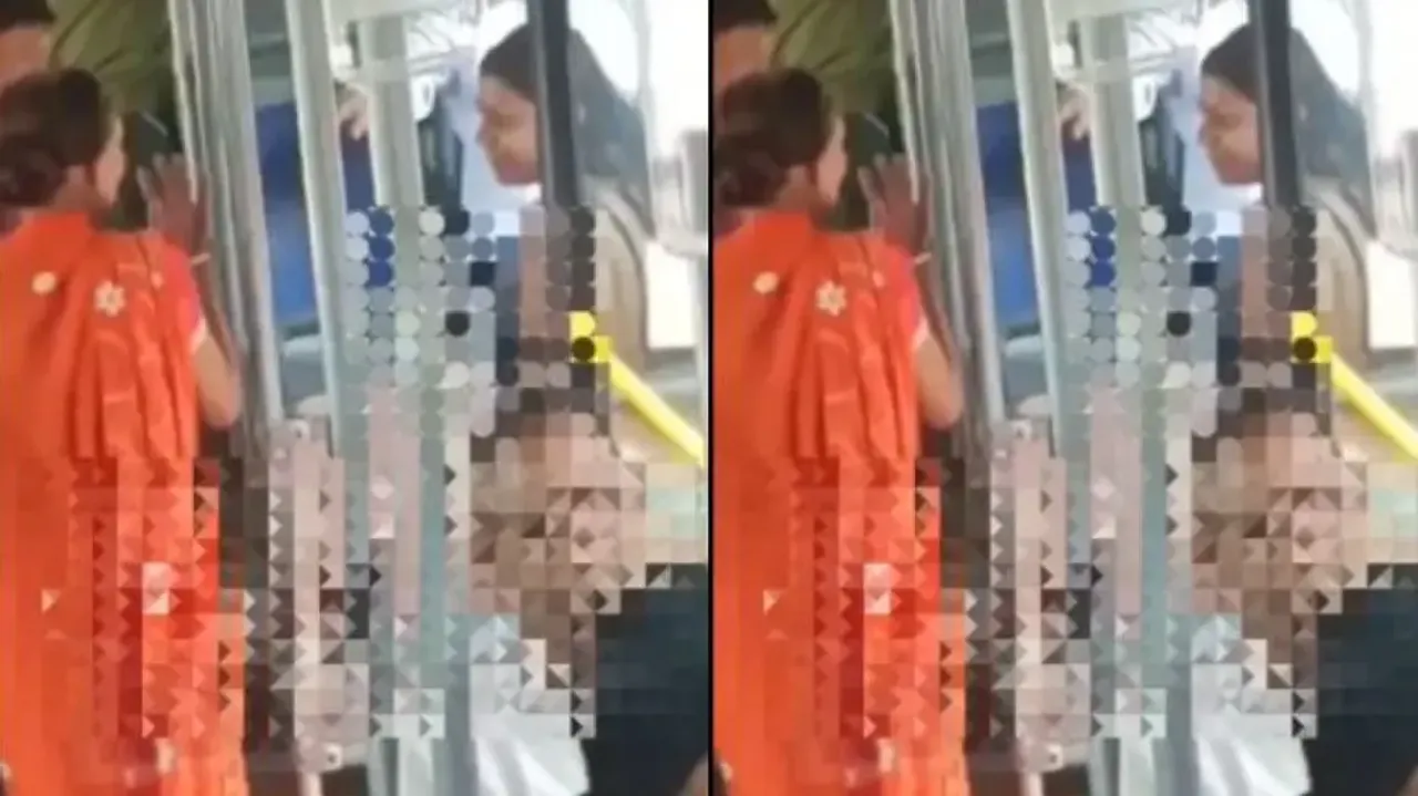 Woman wearing bikini boards crowded bus in Delhi; internet split after video goes viral