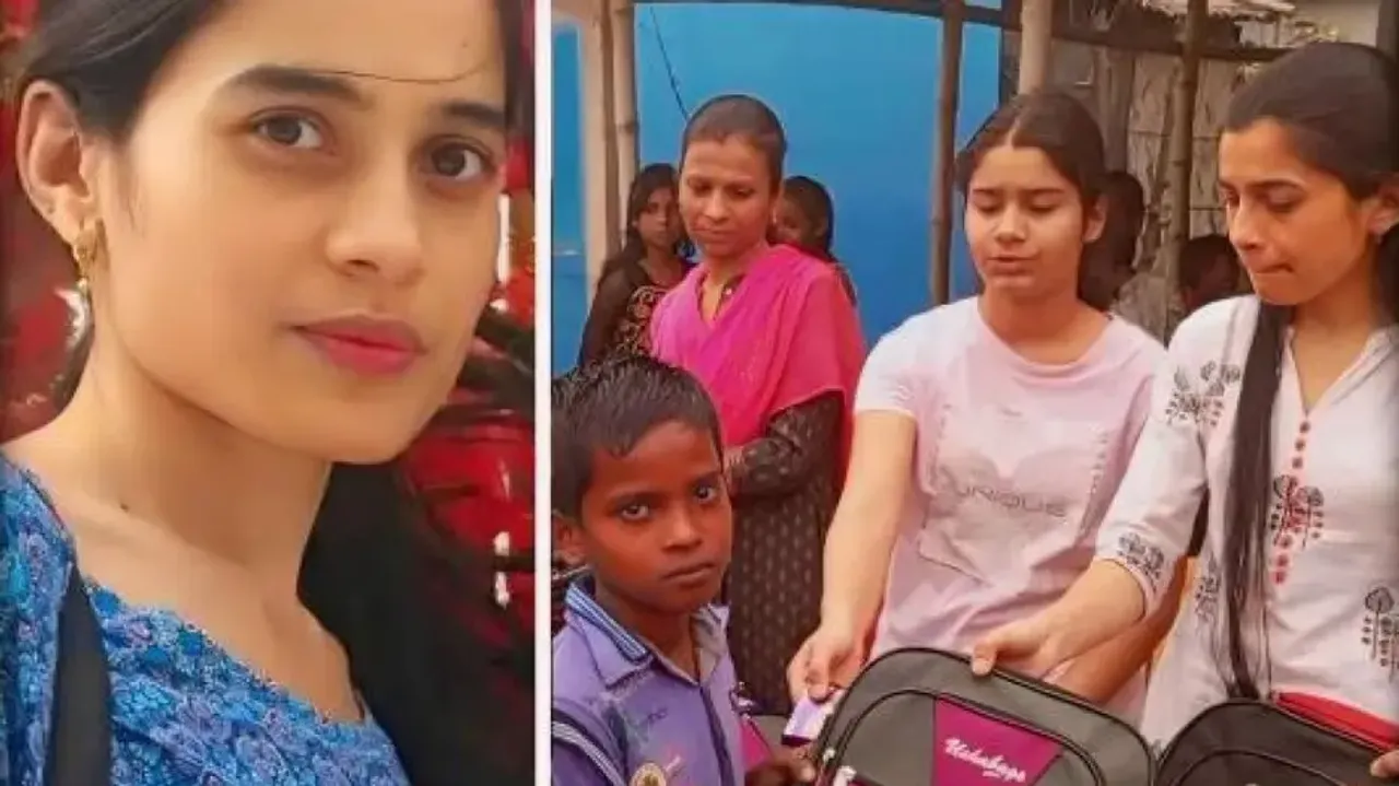 Bihar lady teacher buys school bags for 120 poor kids from her first salary