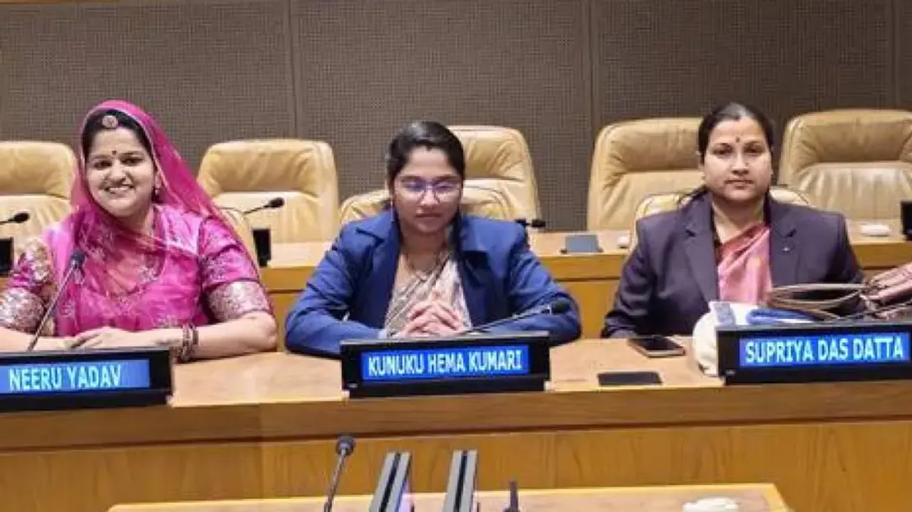 Inspiring voices of India’s women panchayat leaders resonate at UN meet