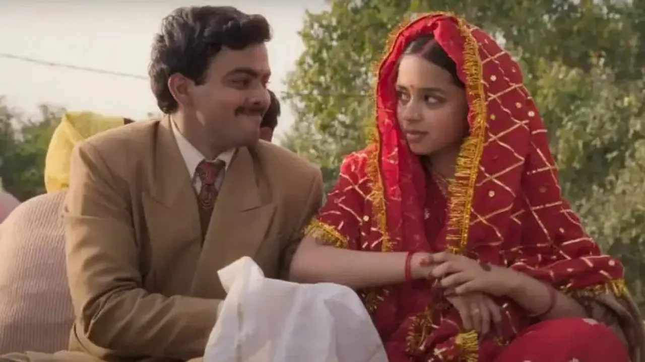 Sparsh Shrivastava and Nitanshi Goel in 'Laapataa Ladies'