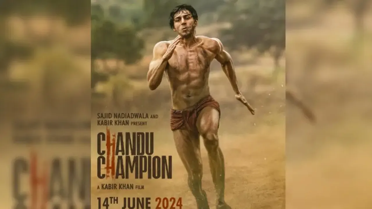 Kartik Aaryan looks ripped as he races in a langot in 'Chandu Champion' new look