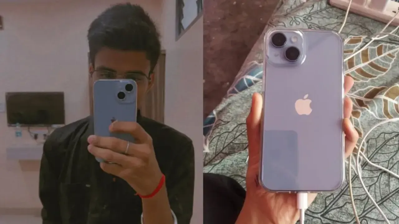 Middle-class boy purchases iPhones