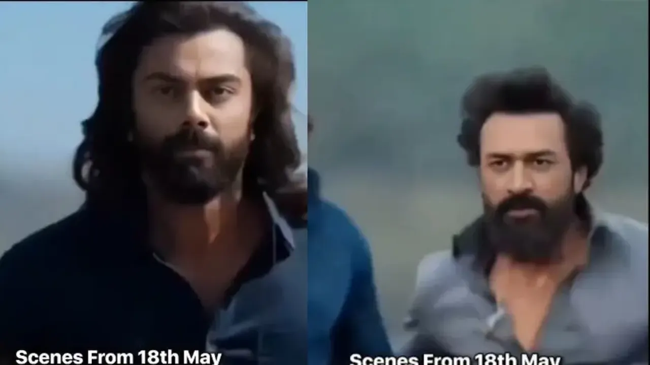 CSK vs RCB: Viral video gives ‘Animal’ twist to MS Dhoni vs Virat Kohli