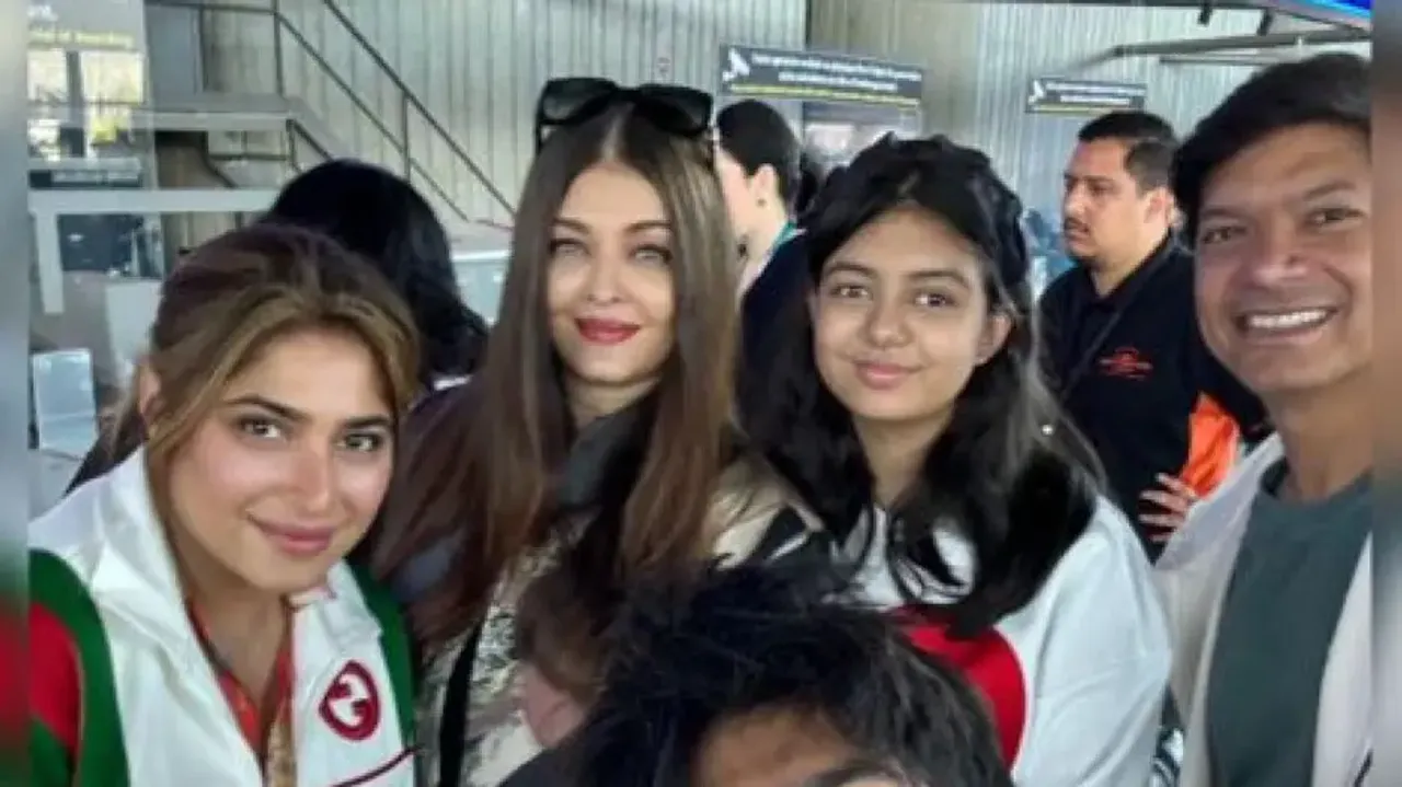Aishwarya Rai lands in Mumbai after making a splash at 77th Cannes Film Festival