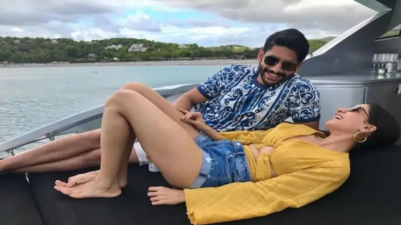 Naga Chaitanya watches his love-making scene with Samantha on screen