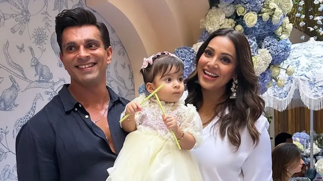 Karan Singh Grover proves to be a dotting father: Karan, Bipasha, Devi in one frame is all love