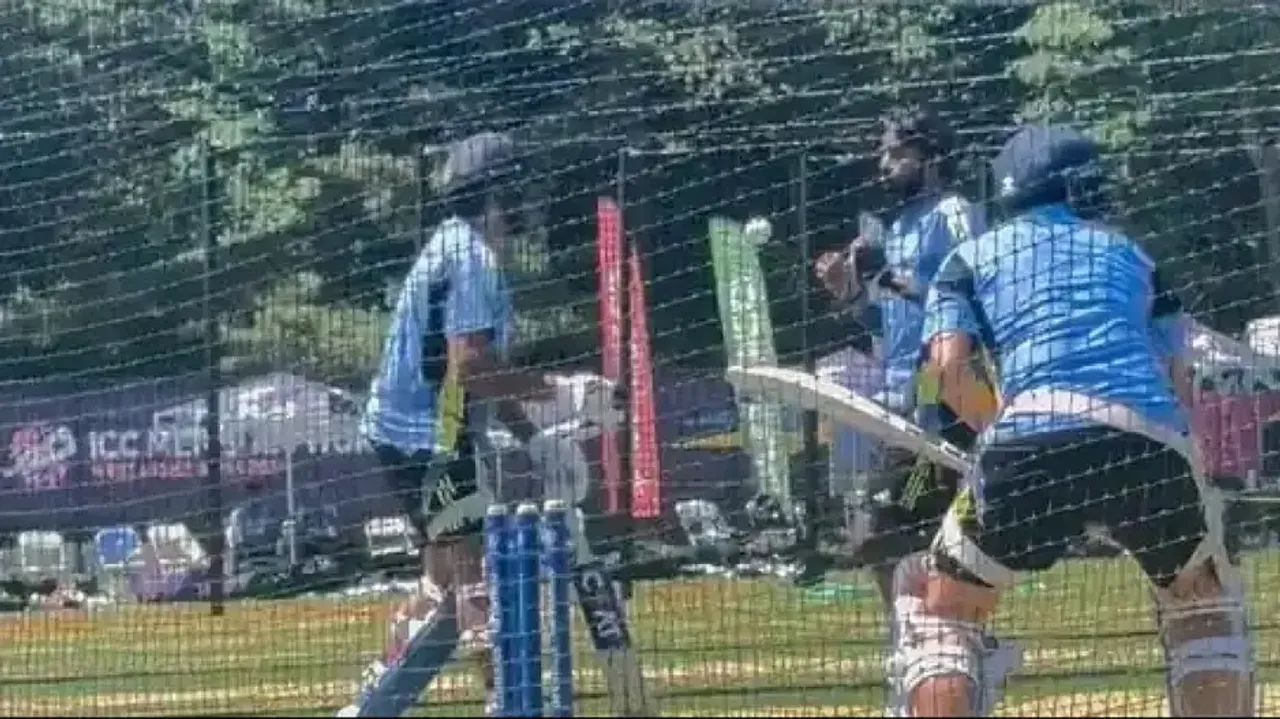 Rohit Sharma and Hardik Pandya engage in duel