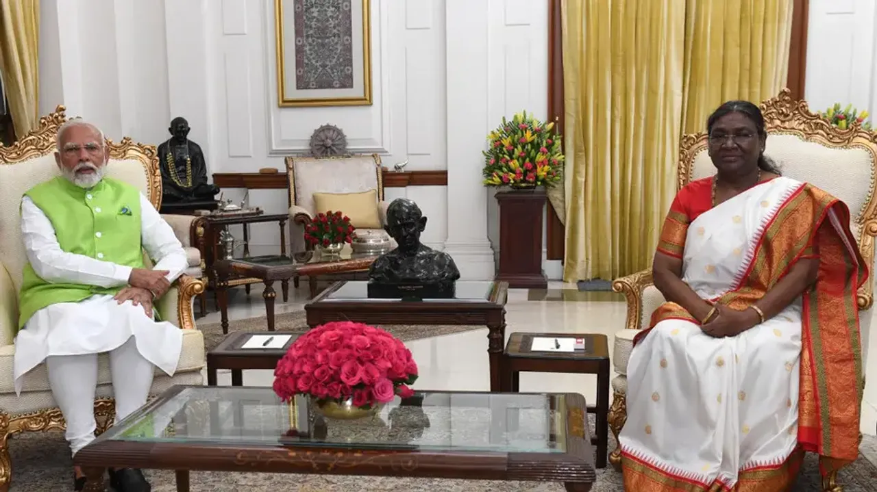 President Droupadi Murmu and PM Modi