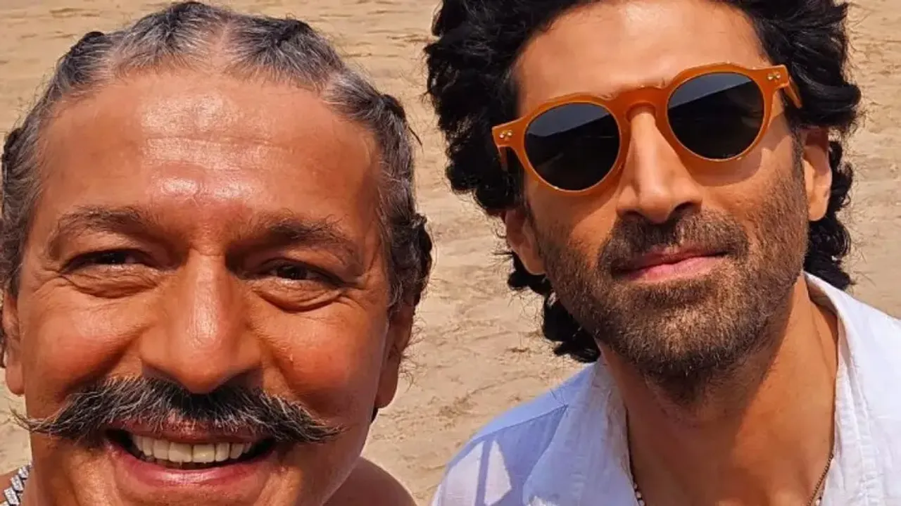 Chunky Pandey with Aditya Roy Kapur