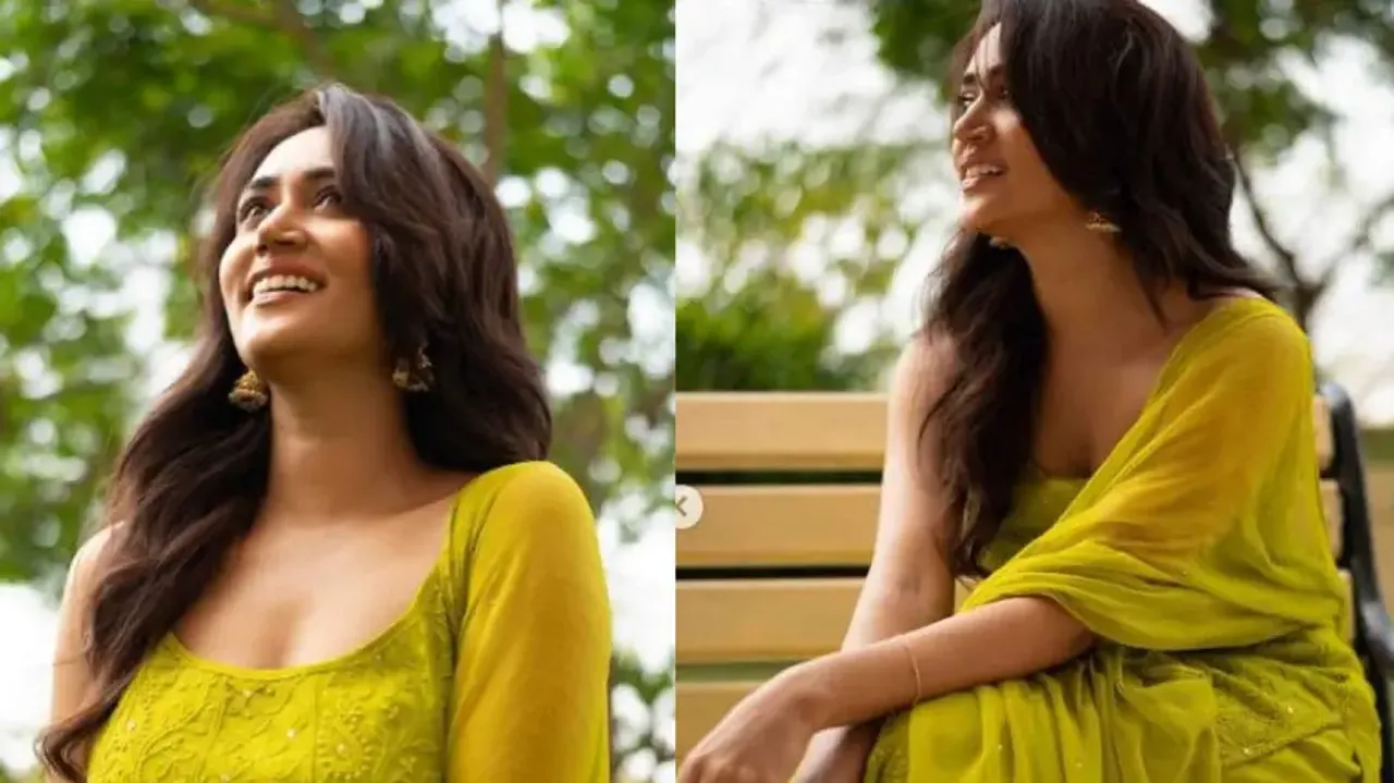 Panchayat actress ‘Rinki Dubey’ sets internet on fire in pink gown – check pics