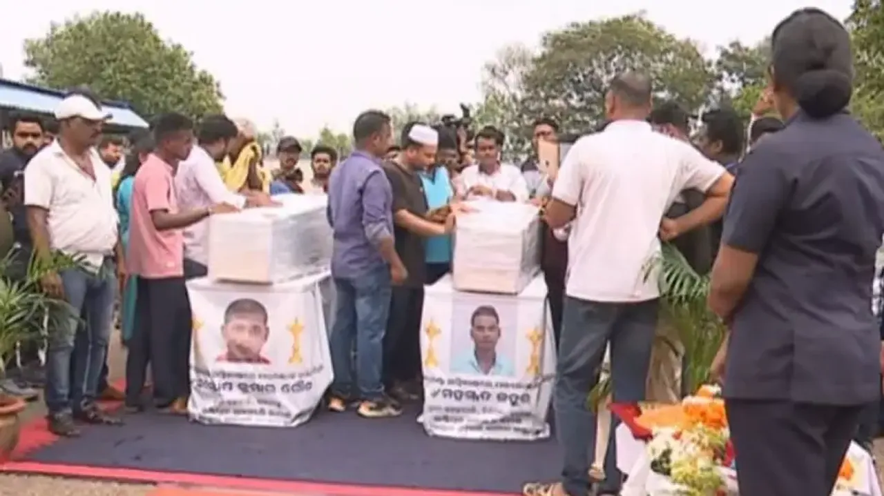 Kuwait fire tragedy: Mortal remains of 2 Odias arrive in Bhubaneswar