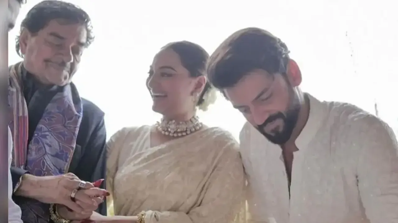 Shatrughan Sinha, Sonakshi Sinha, Zaheer Iqbal