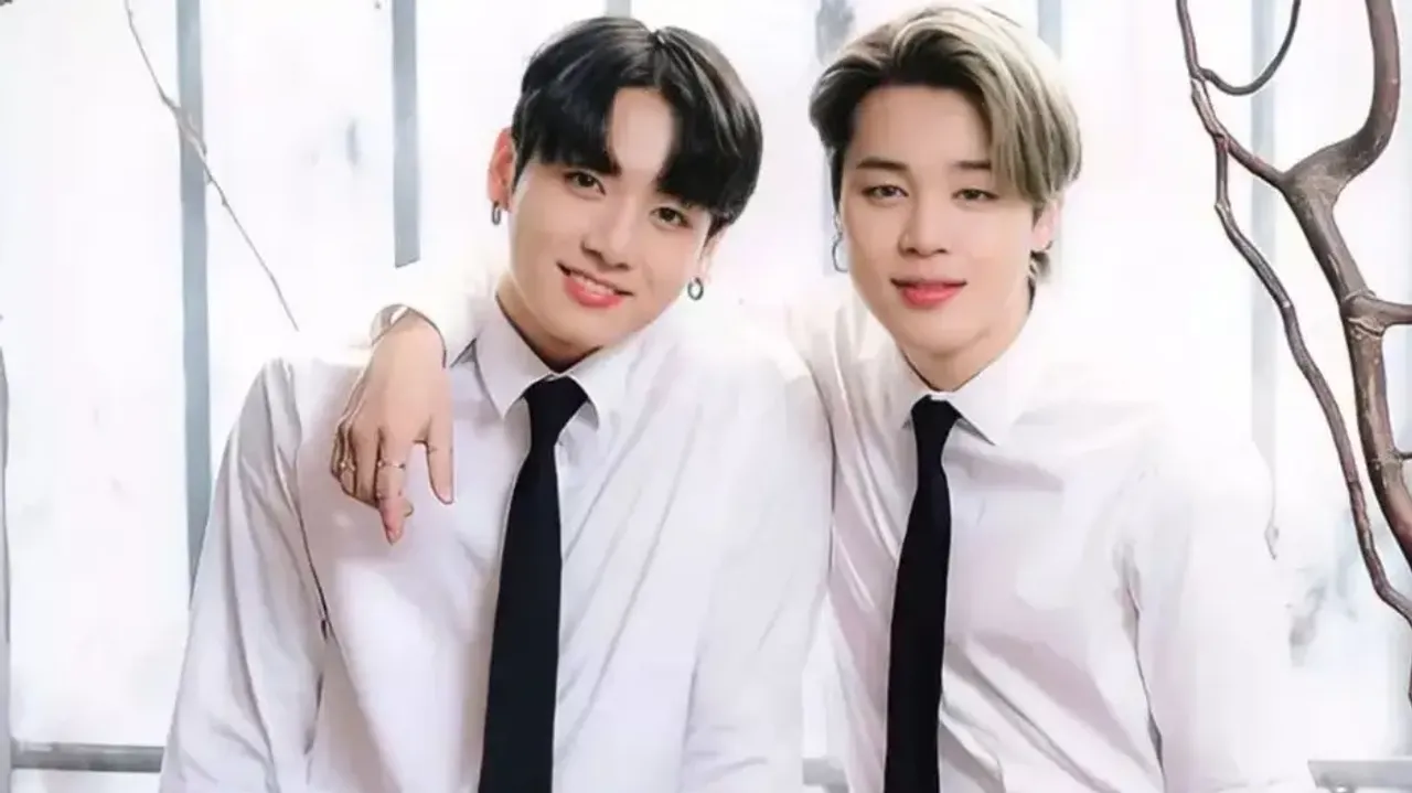 BTS stars Jimin and Jungkook 