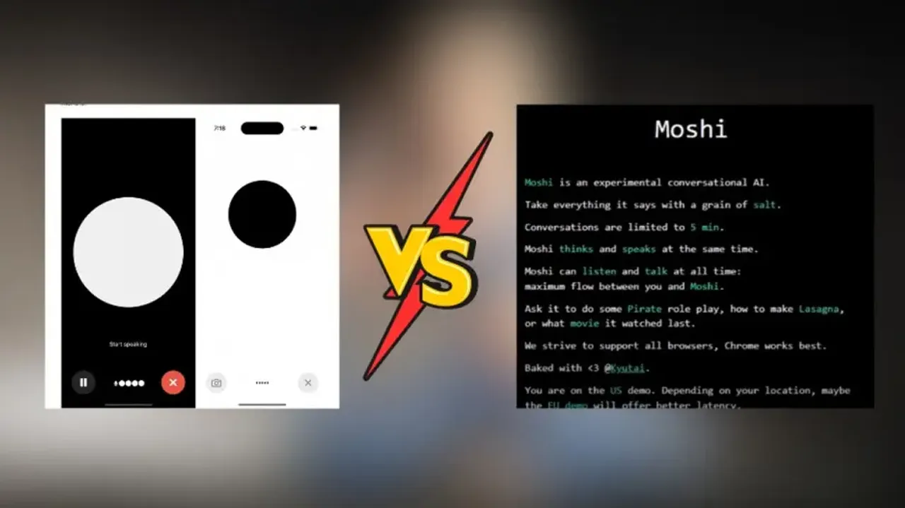 ChatGPT GPT-4o vs Moshi: Which offers superior advanced voice mode in AI?