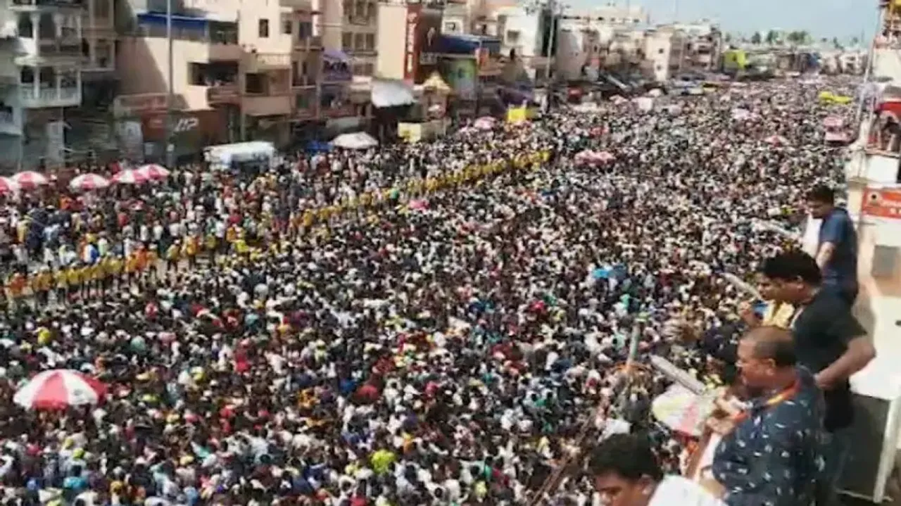 What caused stampede-like situation during Rath Yatra in Puri?  