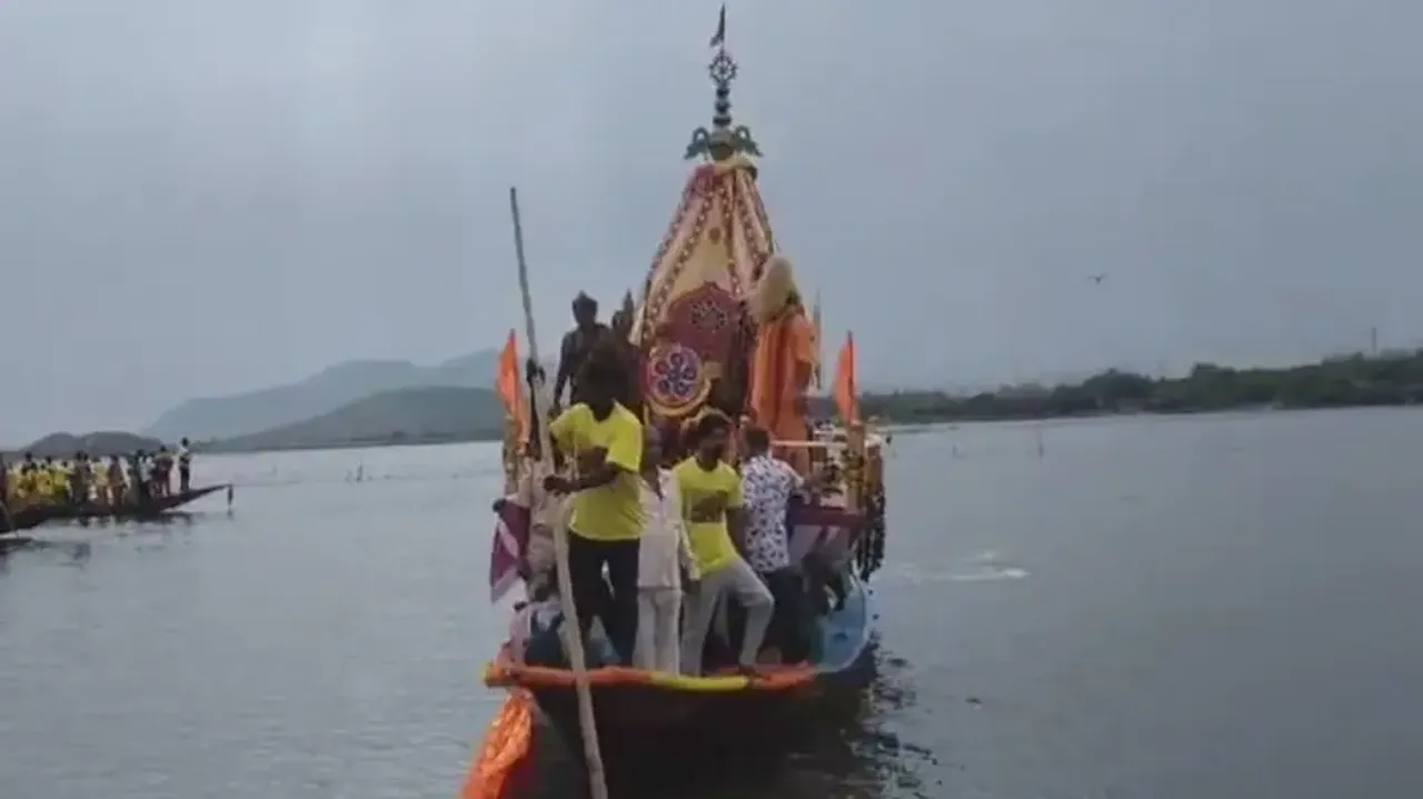 Rath Yatra is conducted on water instead of land here in Odisha