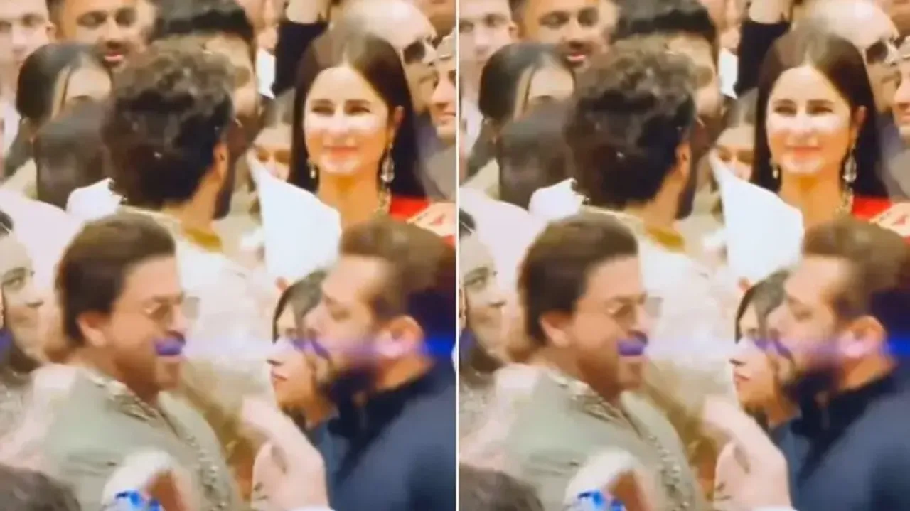 Shah Rukh Khan & Salman Khan dance to ‘Bhangra Pa Le’ at Anant Ambani-Radhika Merchant wedding