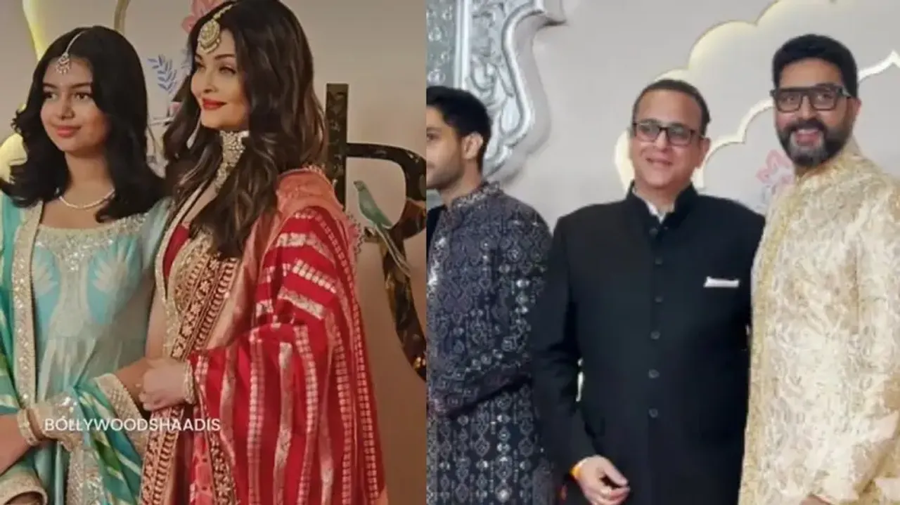 Aaradhya Bachchan, Aishwarya Bachchan, Nikhil Nanda, Abhishek Bachchan