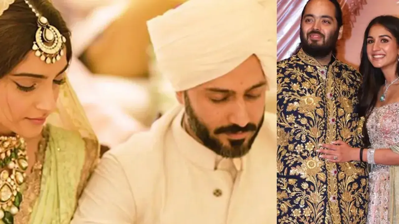Soonam Kapoor, Anand Ahuja, Anant Ambani, Radhika Merchant