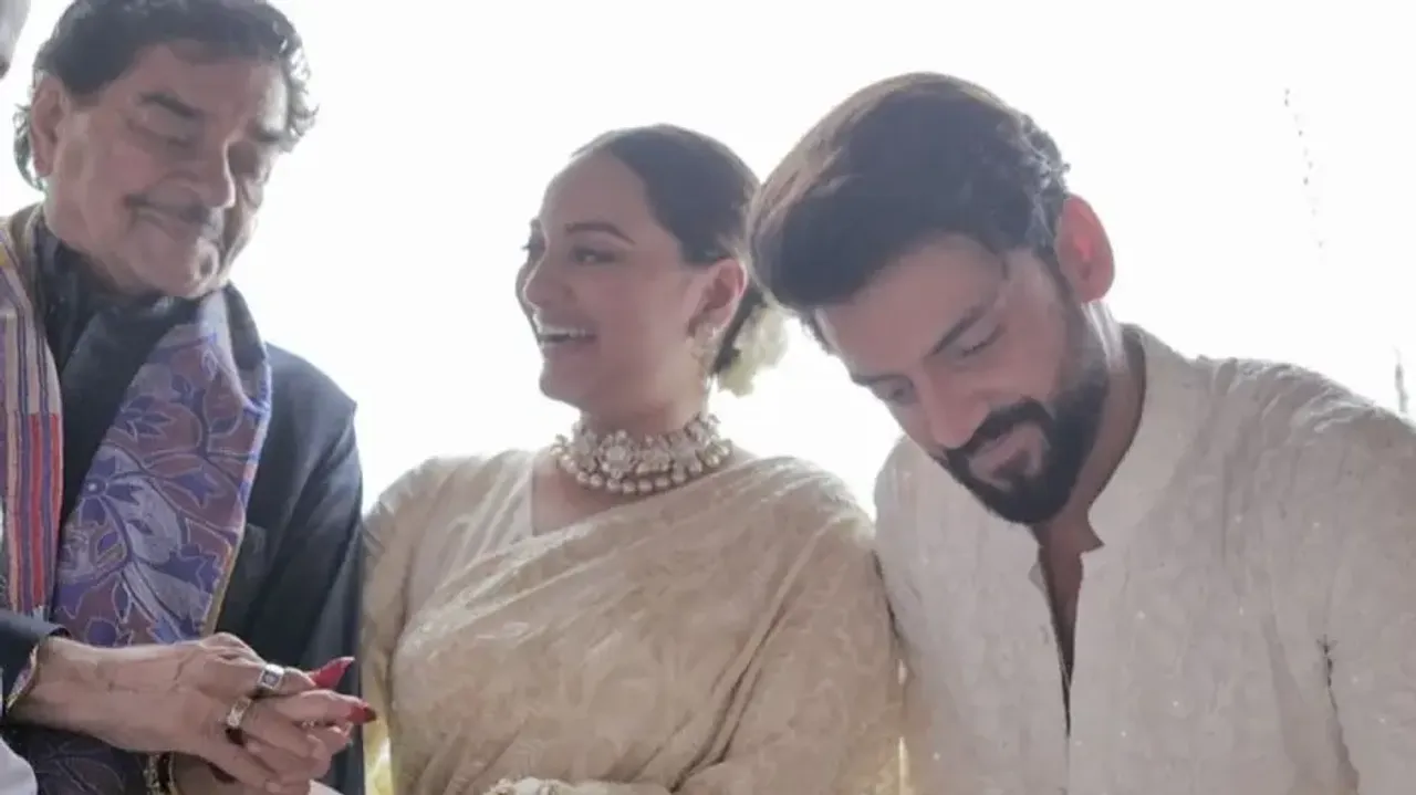 Shatrughan Sinha, Sonakshi Sinha, Zaheer Iqbal