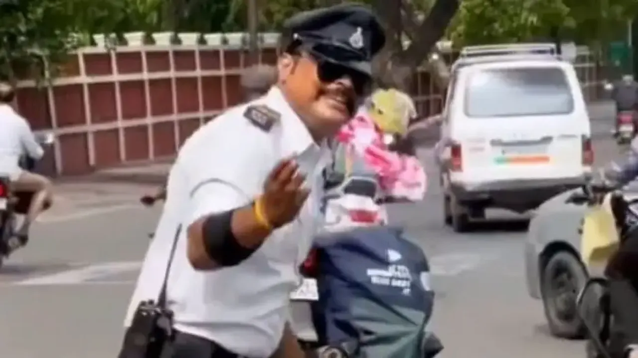 Anand Mahindra shares video of ‘moonwalking traffic cop’