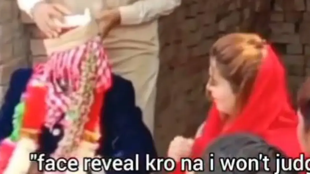 Young bride faints after seeing face of 69-year-old groom – Watch