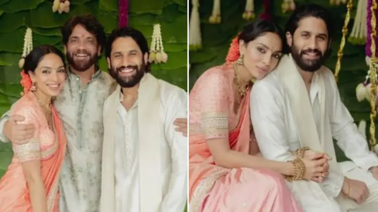 First pictures of Naga Chaitanya and Sobhita Dhulipala’s engagement out