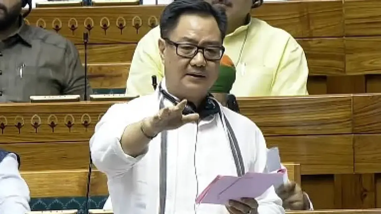 Union Parliamentary Affairs Minister Kiren Rijiju 