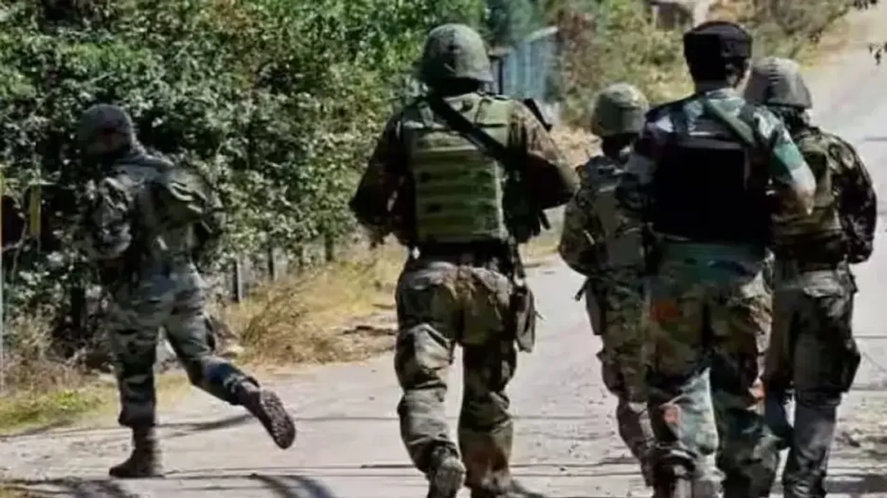 A gunfight broke out between security forces and terrorists in J&K
