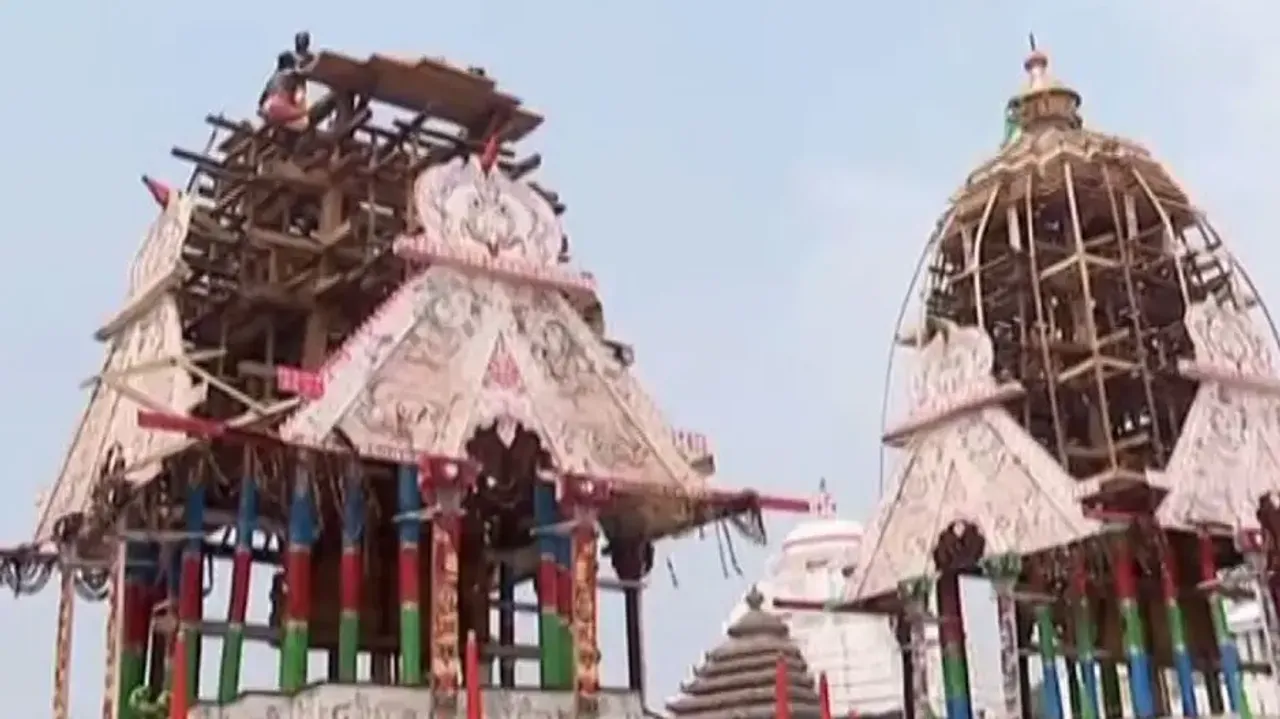 Dismantling of chariots begins in Puri