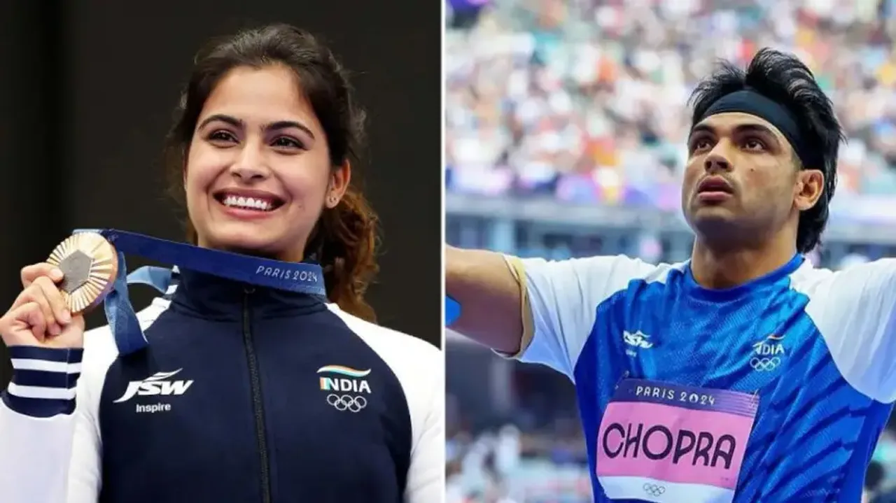 Neeraj Chopra and Manu Bhaker spotted together; fans want them to be a couple