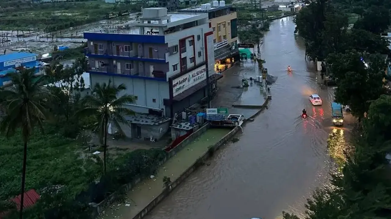 Bengaluru rain causes severe waterlogging, traffic disruptions, advisory released; Congress govt sla