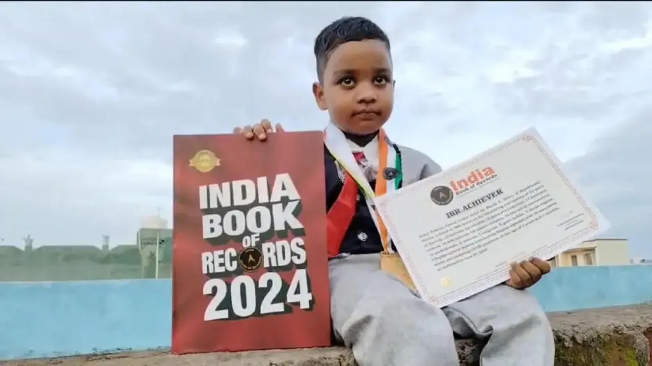 Odisha boy enters into India Book of Records 2024