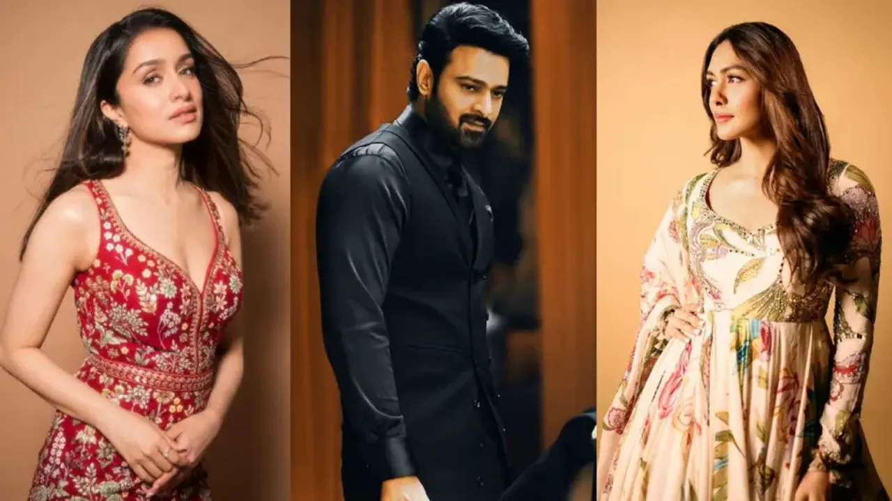Shraddha Kapoor, Prabhas, Mrunal Thakur