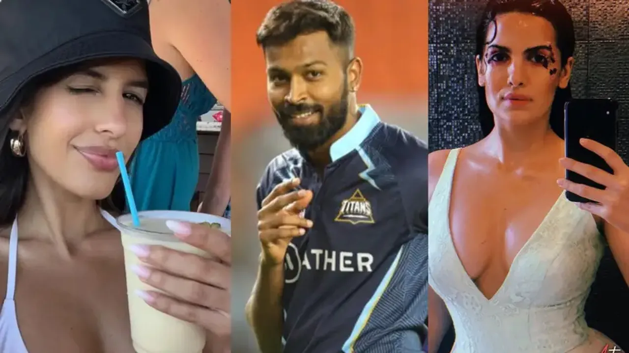 Jasmin Walia, Hardik Pandya, Natasa Stankovic
