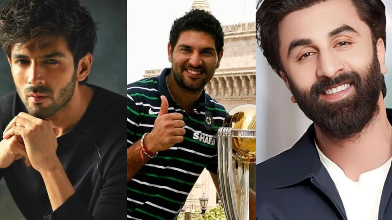 Kartik Aaryan, Yuvraj Singh, Ranbir Kapoor