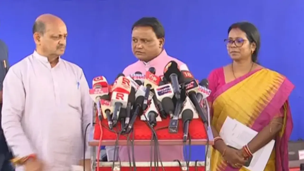 Mamata Mohanta files nomination as BJP candidate for Rajya Sabha bypoll from Odisha