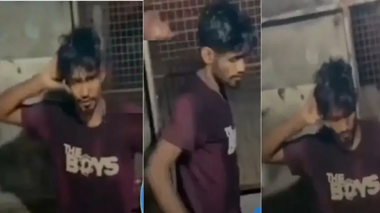  Thief forced to dance On public demand 