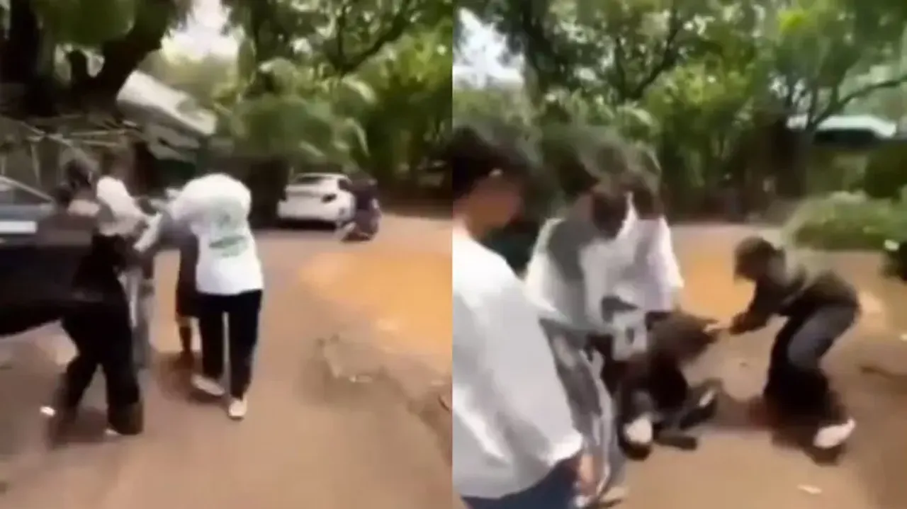 Video of Girls' gang mercilessly thrashing school-going girl in Mumbai's Versova goes viral