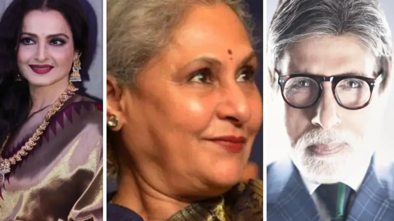 Rekha, Jaya Bachchan, Amitabh Bachchan