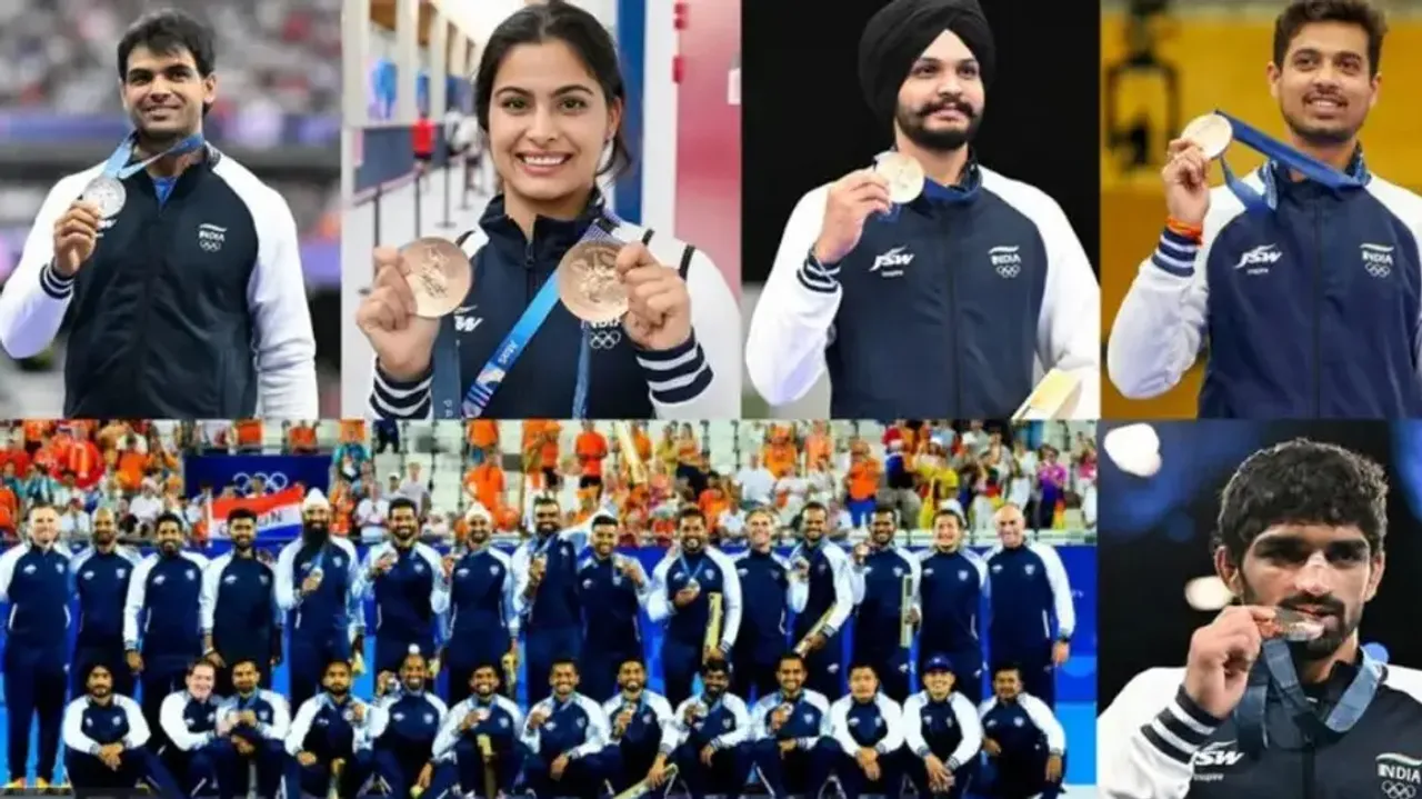 Indian athletes in Paris Olympics