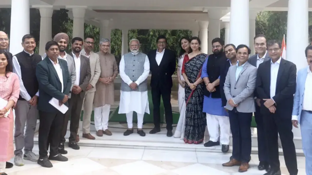 OTV MD Jagi Mangat Panda along with NBF delegation meets PM Modi